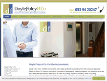 Tablet Screenshot of doylefoley.ie